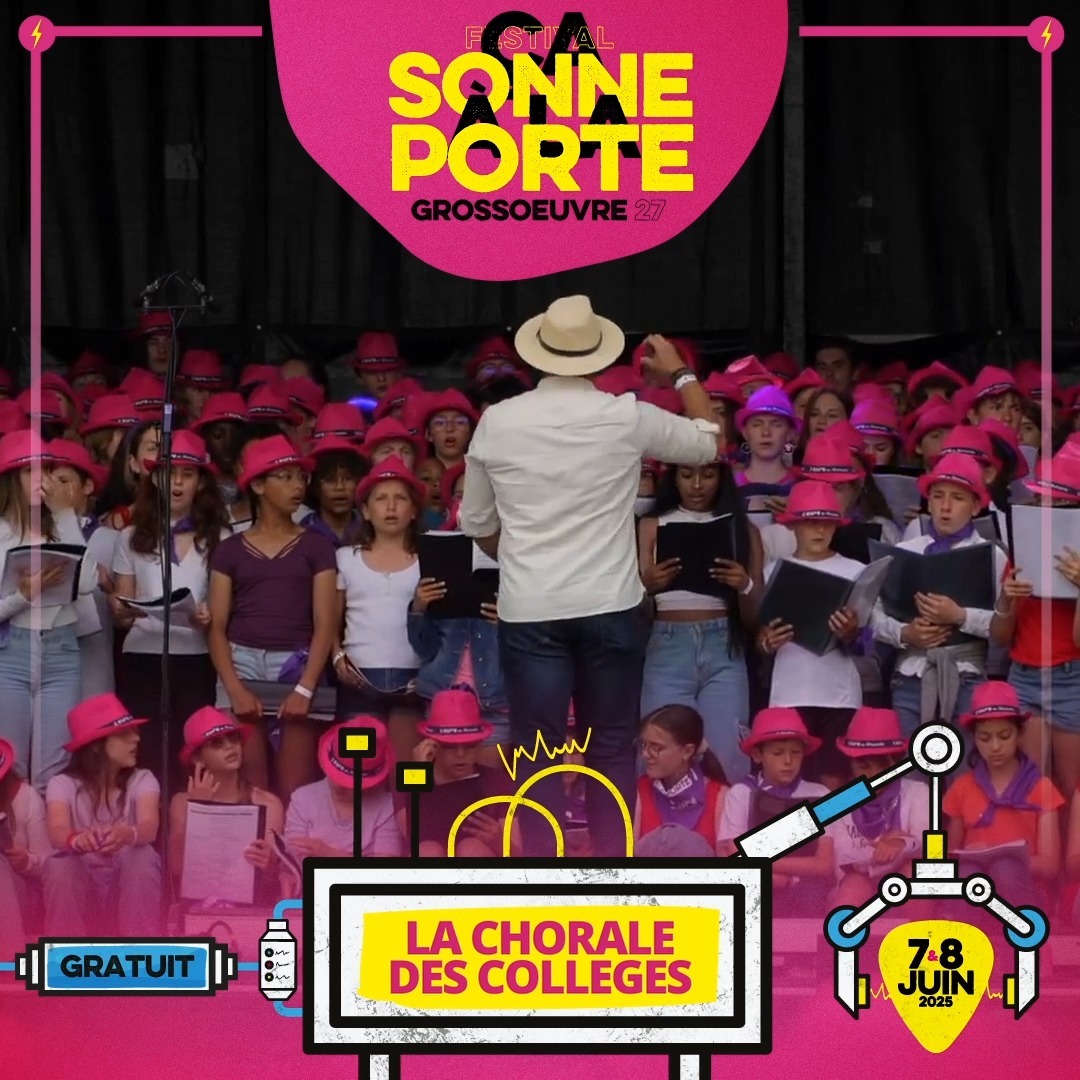 ⚡️🩷 Focus sur La Chorale des collèges 🩷⚡️
Pour la 3e année consécutive, le festival CSALP accueille la chorale des collèges avec plus de 800 élèves sur scène ! Un moment fort, cette fois encore sublimé par un partenariat avec l’artiste @jahenmusic, qui composera plusieurs titres inédits avec les élèves.
☀️ Rdv les 7 & 8 juin 2025 à Grossoeuvre pour la 18è édition du festival GRATUIT !
Évreux Portes de Normandie ⚡️ Département de l'Eure ⚡️ Mairie de Grossoeuvre ⚡️ Ville d'Evreux
#festival #normandie #rock #eure #evreuxnormandie #CSALP