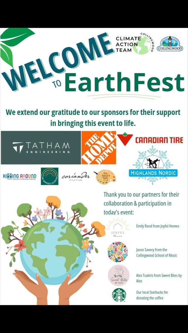 EarthFest vibes were the absolute BEST! 🌍💚 Big smiles, big impact!
#collingwoodontario #climateaction #earthfest2025 #lovewhereyoulive #earthfest @townofcollingwood