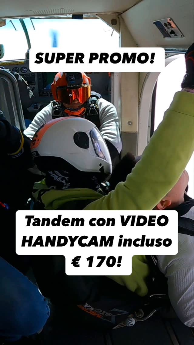 🔥SUPER PROMO!!!🔥
⚠️ Solo MARTEDÌ 2 GIUGNO!
🪂TANDEM con video handycam INCLUSO
‼️€ 170!
📲Scrivici per saperne di più!!!
📦Pochi posti disponibili!
📍Dove???
❤️🔥Sempre a Casale Monferrato!
🛎️VUOI AVERE INFO IN PRIVATO?
#milano #lombardia #liguria #love #casalemonferrato #genova #sky #experience