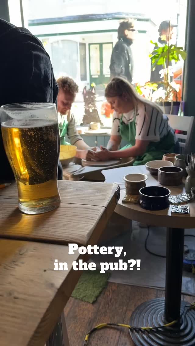 Ever tried pottery with a pint in hand? 🍻🎨 If not, what are you waiting for?! It’s the ultimate way to unwind and get creative in the relaxed, cozy atmosphere of the pub. With three brilliant locations to choose from, there’s no better time to book—especially with the weather finally warming up! Let’s get messy, have a laugh, and create something awesome together. ✨ #potteryandpints #pubvibes