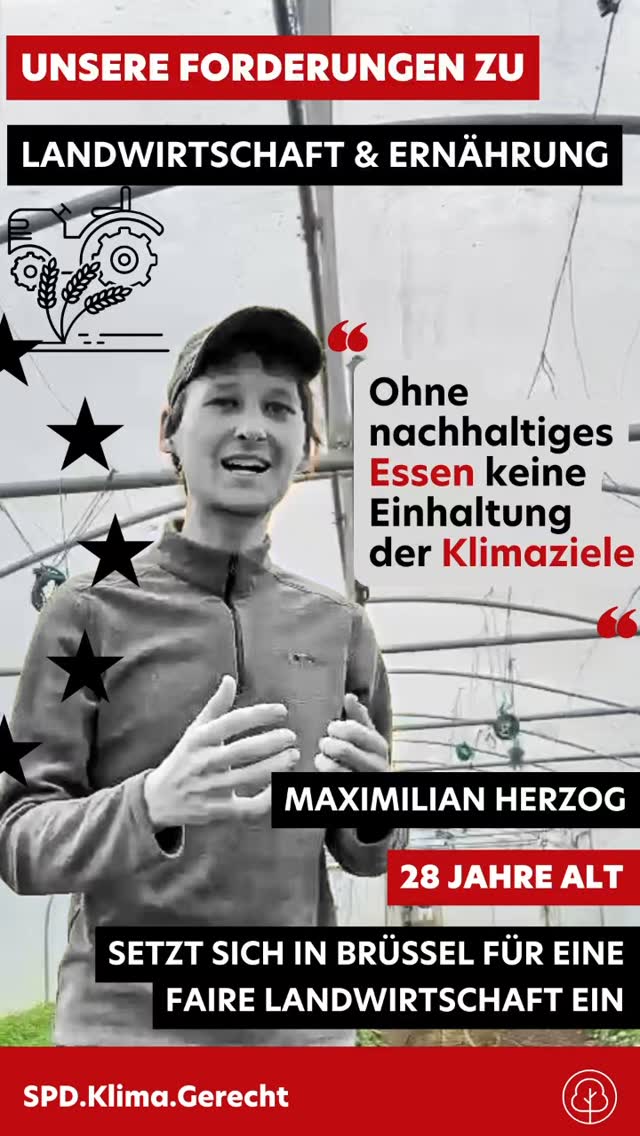 #koalitionsverhandlungen #spd
Schon gewusst? 1/3 aller #Emissionen weltweit entstehen dadurch, wie wir unser Essen produzieren und wie wir uns ernähren. Und noch immer verschwenden wir in Deutschland 1/3 aller #Lebensmittel 🤯
Ohne eine nachhaltige #Landwirtschaft können wir unsere #Klimaziele also nicht einhalten! ⚡
Gleichzeitig braucht es endlich faire Bedingungen für Bäuer*innen und #Bauern ✊
Wir haben deshalb 4 Forderungen für die kommende Regierung - mehr Infos gibt’s in unserem Reel! Das gesamte Positionspapier findet ihr auf dem Link in unserer Bio! 📎!
#spdklimagerecht #union #ernährung #politik #klimagerechtigkeit #politik #climatechange #systemchange #nachhaltigkeit