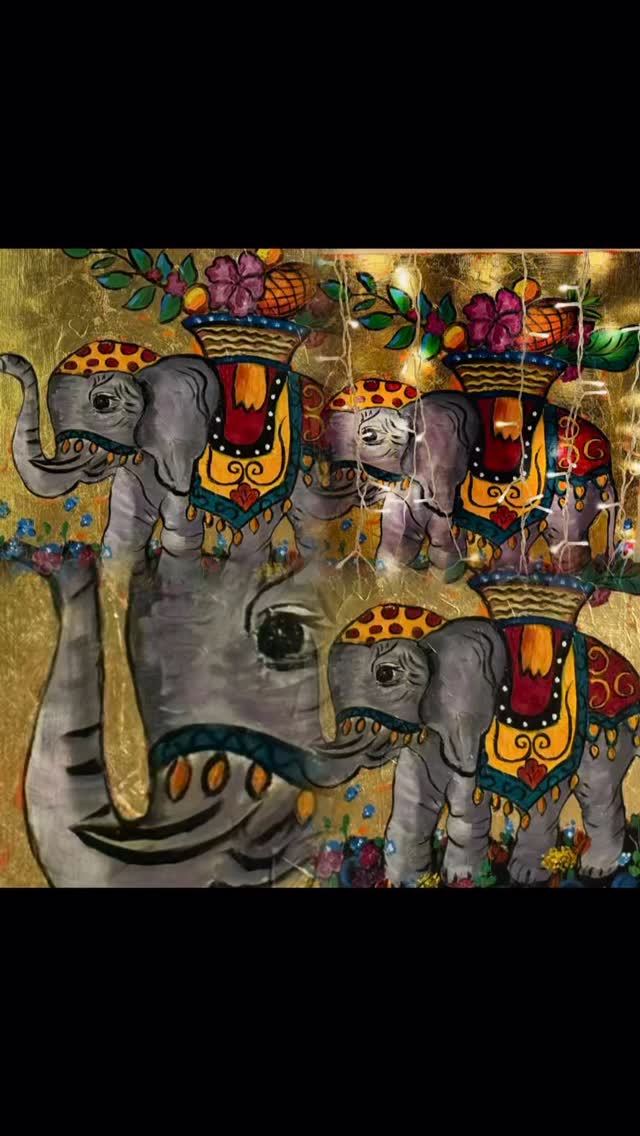 This painting was never meant to be for sale—I painted it just for myself. But I brought it to the show to fill the wall, and my friend instantly fell in love with it… and now Lucky Elephant lives with him!
I’m so happy it found a home with someone who truly connected with it.
Sometimes the most spontaneous pieces are the ones that shine the brightest.
#LuckyElephant #BrightArt #PaletteKnifePainting #ArtWithHeart #SoldPainting #ArtistLife #JoyfulArt #ColorfulCanvas #MontrealArtist