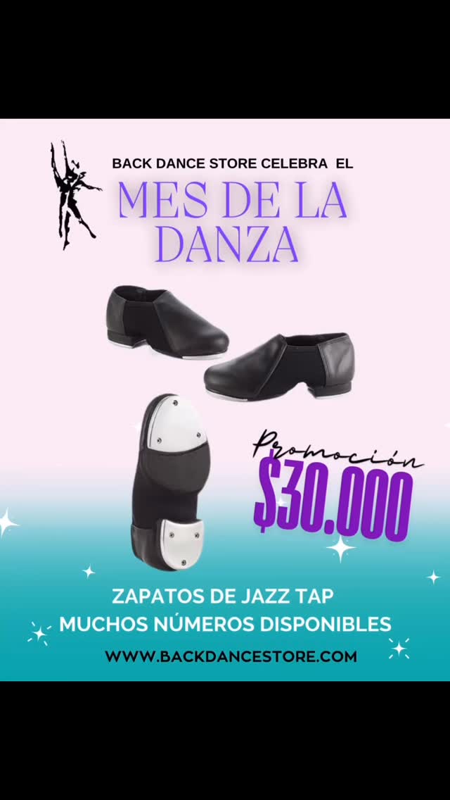 🌟 ¡Gracias al cariño de nuestros clientes bailarines, tenemos una nueva promoción para ustedes! 🌟
👟 ¡Consigue tu zapato de tap jazz por solo $30.000! 🎉 Esta oferta es válida solo por 1 semana, así que no te la pierdas.
TALLAS desde 📌Número 33
hasta número 45 ✅
🖤 Zapato de tap tipo botín negro con elegantes recortes de neopreno y un cómodo taco de 2 cm. Perfecto para que brilles en el escenario o en tus clases de baile.
👉 ¡Haz tu pedido ahora y dale un toque especial a tu estilo! 💃
#ZapatosDeTap #Promoción #Baile #Estilo #Ofertas #santiago #chile #envios #danza #dance #jazzdance #tapjazz #tapdance #dancing
—
¡Espero que te guste! 😊