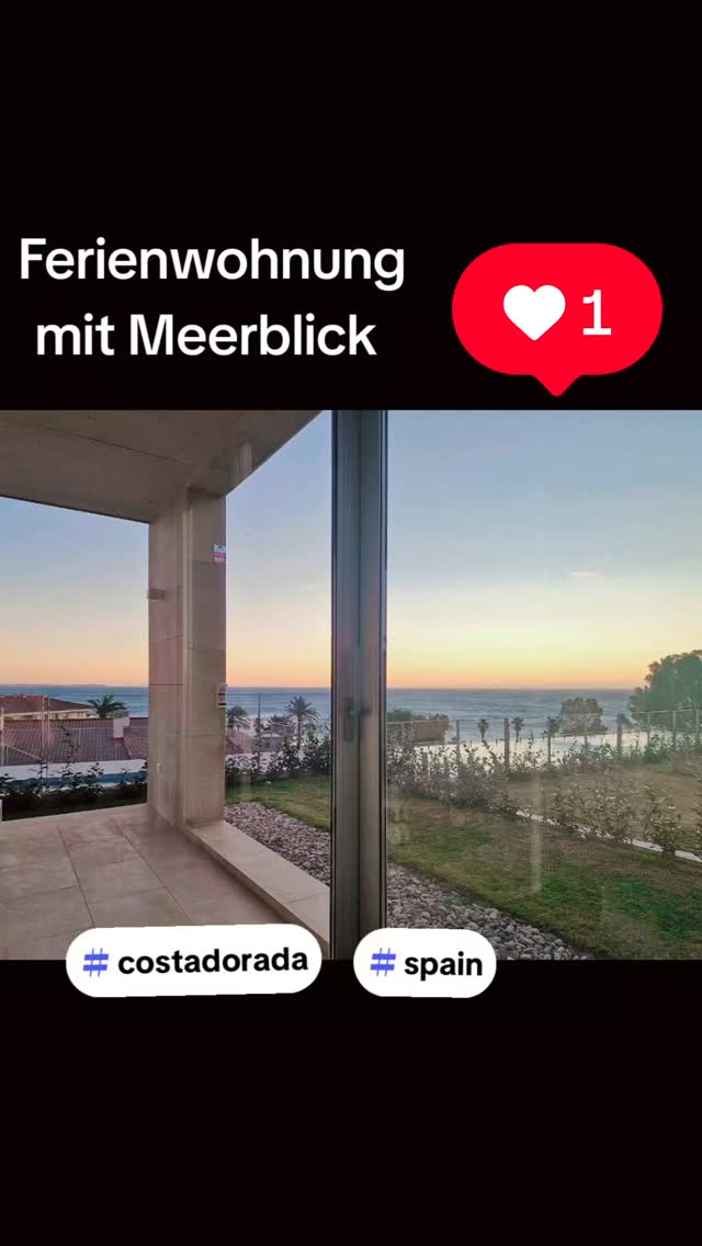 Traumurlaub an der Costa Dorada!
Ferienwohnung mit Meerblick & Sonnengarantie ☀️🌊
Willkommen in einer gemütlichen Ferienwohnung direkt an der wunderschönen Costa Dorada in Spanien!
Genieße deinen Urlaub mit fantastischem Meerblick vom Balkon aus – der perfekte Ort für dein Frühstück oder ein Glas Wein am Abend 🍷⛱️
Highlights:
• 3 Schlafzimmer mit bequemen Betten 🛏️
• Voll ausgestattete Küche für Selbstversorger 🍳
• Helles Wohnzimmer mit Zugang zur Terrasse ☕
• Kostenloses WLAN & Klimaanlage ❄️
• Nur wenige Schritte zum Strand! 🏖️
• Restaurants, Shops & Freizeitmöglichkeiten in der Nähe
Ob romantischer Pärchenurlaub, Familienreise oder einfach Sonne tanken – hier bist du genau richtig!
Buche jetzt und sichere dir deinen Platz im Paradies!
Wir freuen uns auf dich!
#ostercountdown #travel #spain🇪🇸 #salou #miamiplatja #costadorada #cambrils #tarragona #fewo #ferienwohnung #urlaubsgefühle #meeresliebe #whataview #mediterranean #cambrilsturisme #vacationhome #inspiration #traumferien #urlaubmitkindern #spanienliebe