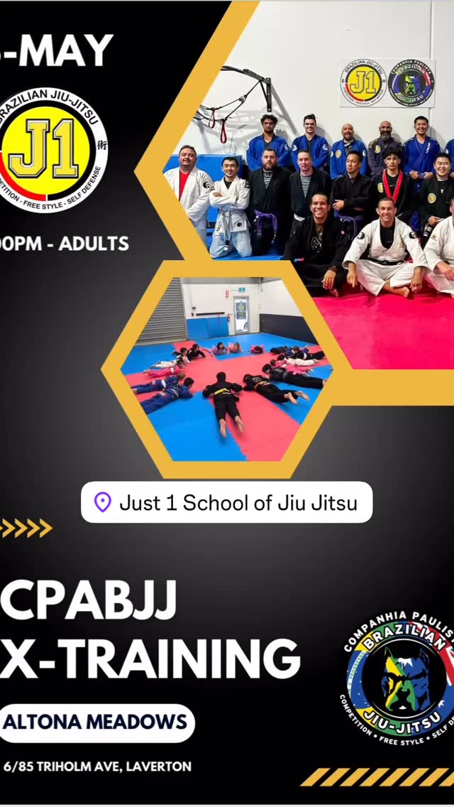 CPABJJ X-Training at JUST1 – Let’s Go, Team!
Get ready, team! On Saturday, May 3rd at 12:00 PM, all CPABJJ affiliates are invited to join our X-Training session at JUST1.
This is a great opportunity to sharpen our skills, support one another, and build even stronger team spirit.
Together we are stronger – let’s represent CPABJJ with pride!
See you on the mats! #just1bjj #cpabjj #jiujitsu #jiujitsulifestyle #xtraining @cpabjj