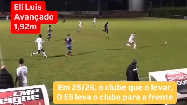 🐺 Eli Luis, Avançado, 1,92m está pronto para começar a brilhar. O clube que o quiser poderá estabelecer contacto connosco para mais informações.#movingforward 🔥⭐️