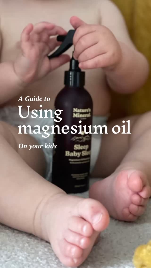 How to use magnesium oil on kids and where to spray
This is a common question so take a little watch and find out how to use magnesia’s oil on children