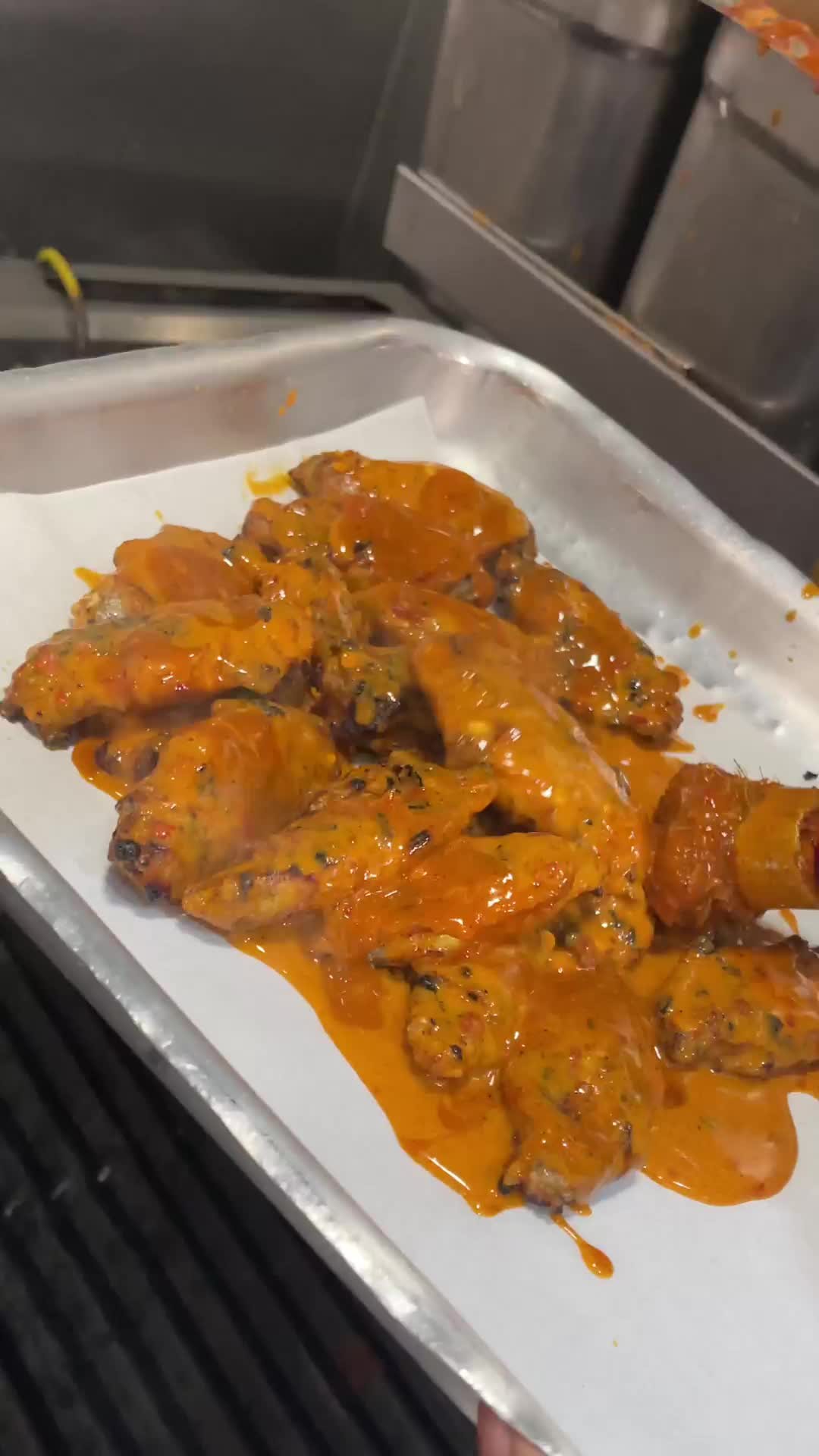 Grilled wings, sauced to perfection. ๐ฏ