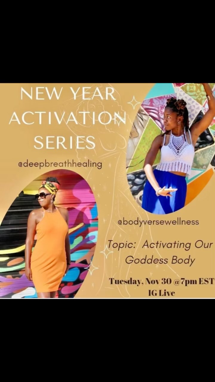 Ready for tomorrow?! I am!
✨✨✨✨✨✨✨✨
I’ll be LIVE with my friend Katherine @deepbreathhealing at 7:00pm EST to talk about Goddess Energy Embodiment and this time.....we have a little goodie to send with you.
✨✨✨✨✨✨✨✨✨
FREE readings @deepbreathhealing and @theariesoracle! Yes I said FREE! It’s soo DOPE and really easy. Follow Katherine’s IG posts to get all the info.
This is the season of giving and gratitude. I’m happy to serve and give my time with the Goddess Vibe Tribe exploring ways to activate and embrace our feminine power
See y’all tomorrow!
#bodyverse #deepbreathhealing #goddess #goddessawakening #goddessvibes #freereading #tribe #queendom #femininenergy #femininepower #healing #mystic #wellness