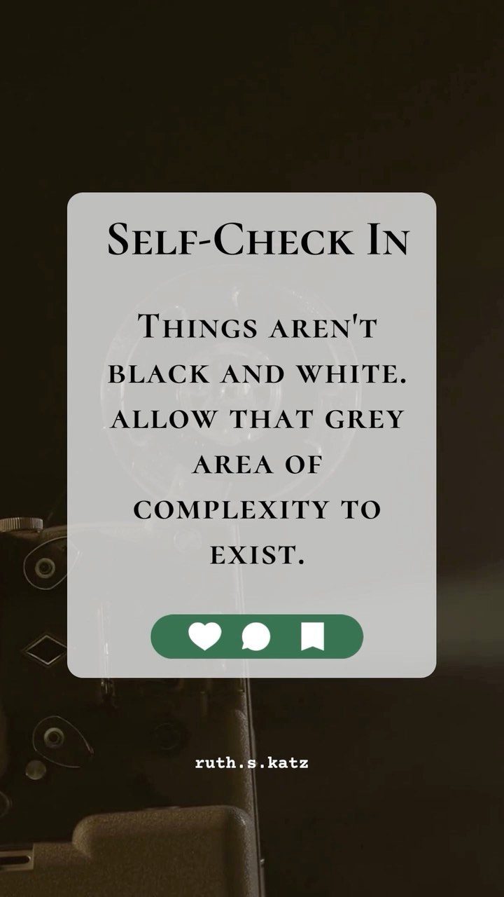Building self-confidence is a journey.
You're going to have good days and bad daysâthat's just the way it is.
And that's okay! Just because you feel unsure about a decision doesn't mean you truly are.
Sometimes we feel so much pressure to make things black or white when they're actually more complex than that.
If this is the case for you, remind yourself that life isn't always so easily categorised and that it's okay for there to be grey areas in your experiences and decisions. Allow yourself to not know, and cultivate a true listening that will help you trust your decision.
Allow yourself some space to ask what you truly want. And make that choice confidently, trusting that it is carefully thought out, and that you will make it work, whatever the outcome.
Ruth (@ruth.s.katz)
#decisionmaking #makingdecisions #decisionmakingskills #decisionmakingprocess #decisionmakingtips #getunstuck #personalgrowthjourney #corevalues #limitingbeliefs #mindtrainer #inspiredconscience #self_awareness #confidencebooster #buildconfidence #confidencebuilder #confidencefromwithin #confidencetips #confidencecoachingforwomen #innerconfidence #confidencejourney