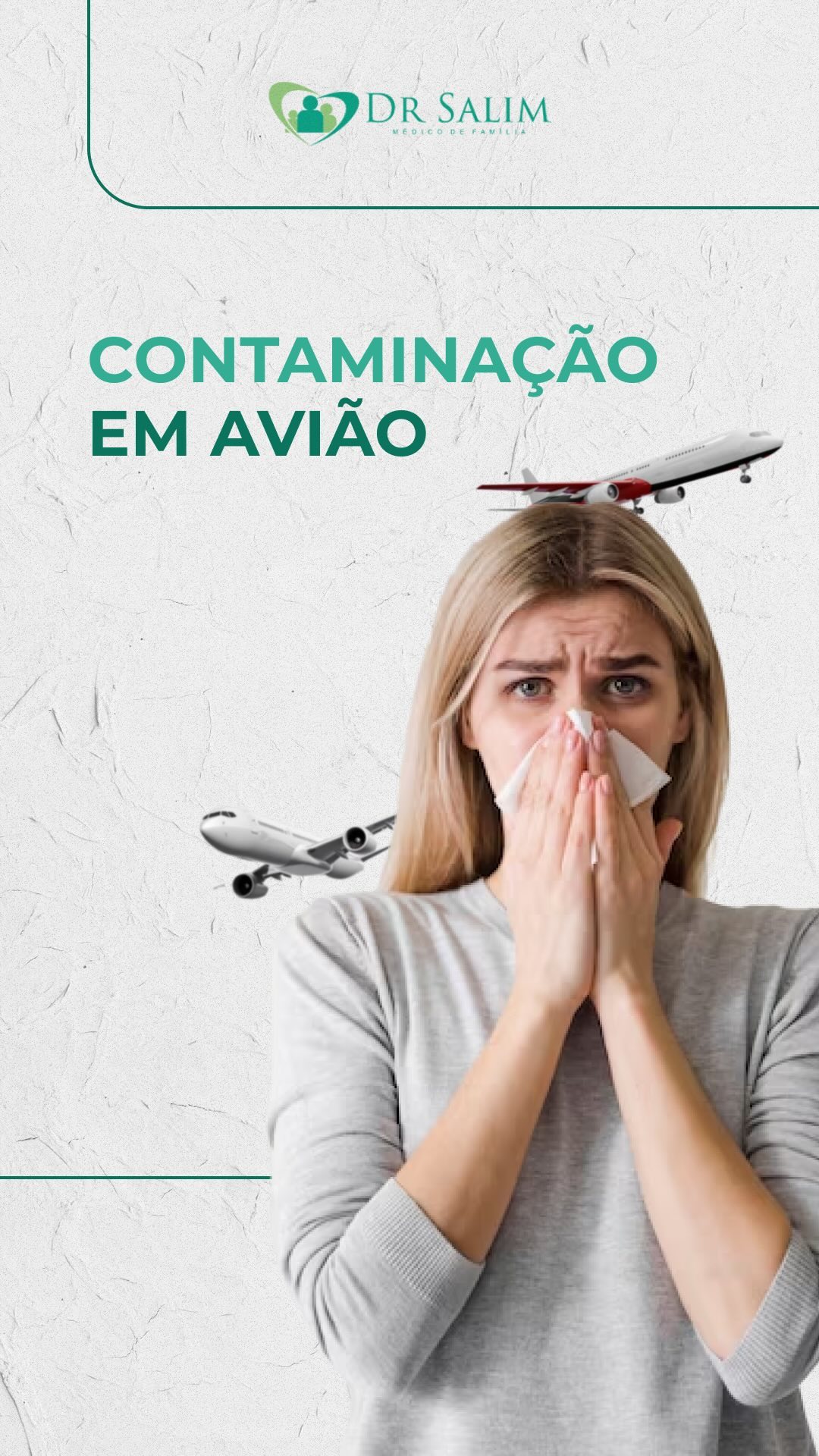 O tão aguardado período de férias está se aproximando. E essa é uma época em que temos um aumento significativo no movimento dos aeroportos. Por isso resolvi trazer no vídeo de hoje, algumas estratégias que ajudarão a prevenir a contaminação, especialmente em voos de longa duração.
Deixo dicas valiosas para aqueles que viajarão estando com um quadro viral e conselhos essenciais para que os viajantes saudáveis possam evitar qualquer risco de contágio durante a jornada aérea.
Lembrem-se que preservar a sua saúde deve ser uma prioridade constante. Assim, reforço a importância de seguir medidas preventivas e cuidados específicos ao utilizar o transporte aéreo.
Desejo a todos um período de férias repleto de momentos memoráveis e felizes! Nos encontramos novamente em 2024, renovados e cheios de energia. Até logo!