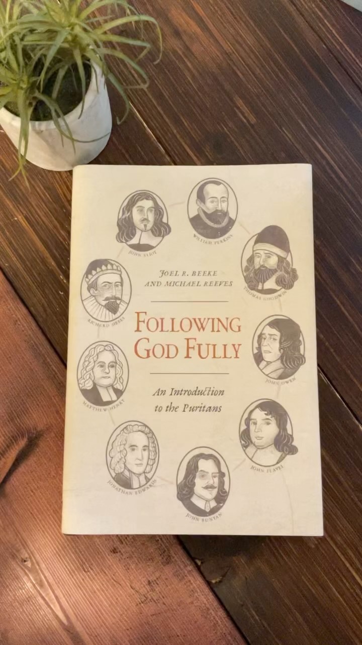 Interested in learning more about the Puritans?
Following God Fully is a great place to start. If you
are like myself, you would have grown up thinking
the Puritans were a sour lot, a pharisaical bunch
whose greatest burning desire was to stamp out
everyone else's fun.
Joel Beeke and Michael Reeves paint a very
different picture in Following God Fully. Contrary to popular opinion, they were not always scowling and not always dressed in black, as their portraits seem to suggest. Because black was the formal colour of the time, they were always photographed wearing it. It appears, though, that one could have found them wearing any colour of the rainbow on days other than the Lord's day. While the Puritans
certainly had much to say about the excess and
misuse of gifts, they were not miserable scrooges.
After explaining some of the general historical
background of the Puritans and explaining why long dead scholars have any particular relevance to us"new age thinkers" today, Beeke and Reeves move into short biographical sketches of some of the main figures of the Puritan movement. They begin with the "Father" of Puritanism, William Perkins, and briefly touch on several others, such as Richard Sibbes, Thomas Goodwin, John Eliot, John Owen,John Bunyan, John Flavel, Matthew Henry, and end with Jonathan Edwards, who some call the last Puritan.
Read the rest of our review at Providencebookspress.com
@reformationheritagebooks
#reformedreading #rhb #reformedheritagebooks
#joelbeeke #puritans #johnowen #jonathanedwards