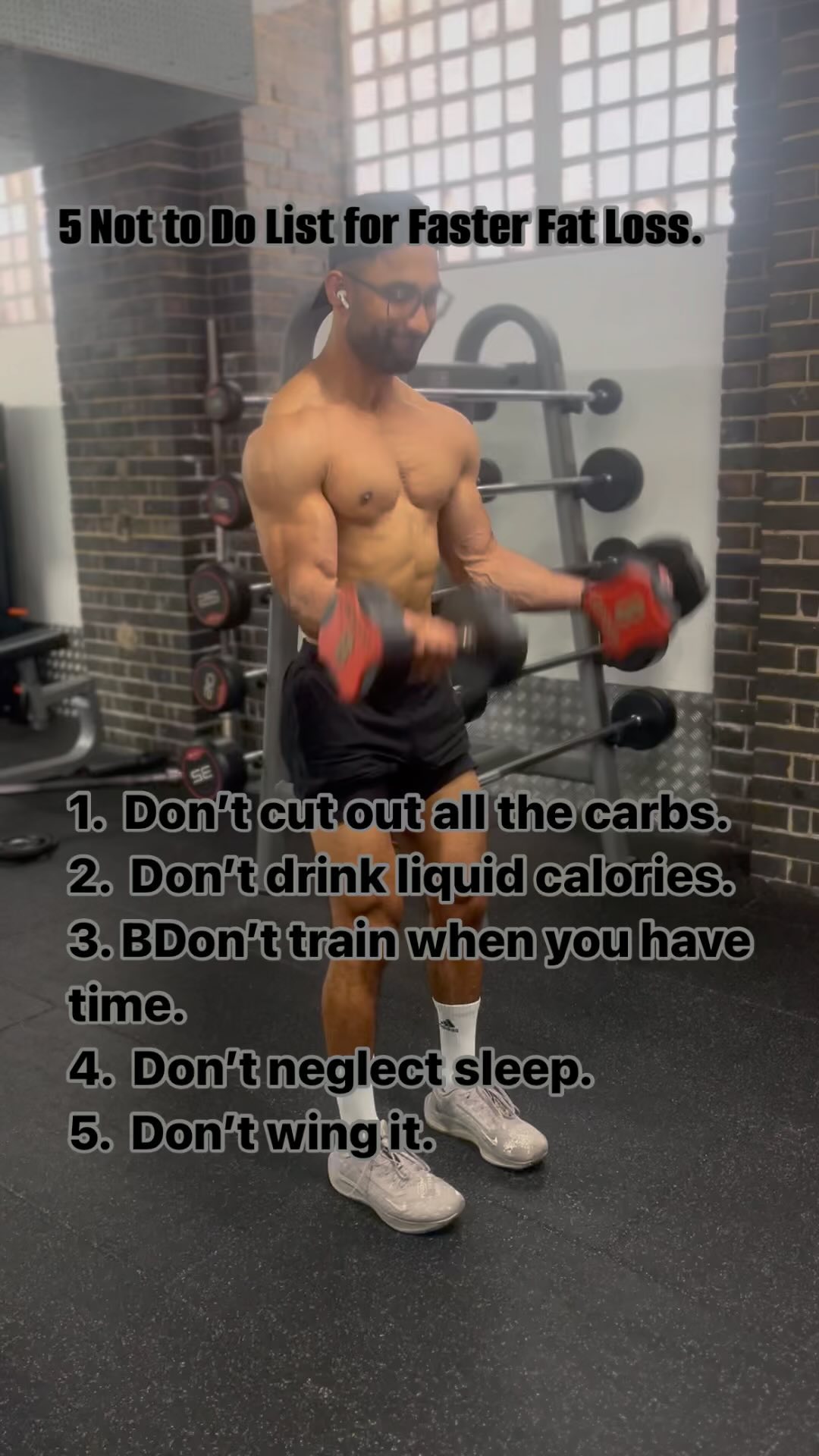 ๐๐ก๐ โ๐๐จ๐ญ ๐ญ๐จ ๐๐จโ ๐๐ข๐ฌ๐ญ: ๐ ๐๐ก๐ข๐ง๐ ๐ฌ ๐ญ๐จ ๐๐ญ๐จ๐ฉ ๐๐จ๐ซ ๐
๐๐ฌ๐ญ๐๐ซ ๐
๐๐ญ ๐๐จ๐ฌ๐ฌ
Have you read one of those โ10 Tips to Lose Fat Fastโ articles and left scrambling, wondering how to add them to your hectic life?
Itโs overwhelming.
Hereโs a better method: a not-to-do list.
Elimination keeps things simple so you can focus on โdoing,โ rather than searching the web for tips and tactics.
Itโs easier to get bogged down once you try so many things at once.
Focus on not to do list.
So, you can do fewer things well without destructions.
And lose that gut for good.
Well, at Naz Performance I help you get results faster without complicating the process.
So, you can build better habit while enjoying the life outside of fitness.
Want to see if I am the right fit for you?
DM me Abs and Iโll show how I can help you get visible Abs while enjoying your favourite food.
#fatlosstips #fatlosshelp #fatlosstransformation #losefatfast #fasterfatloss