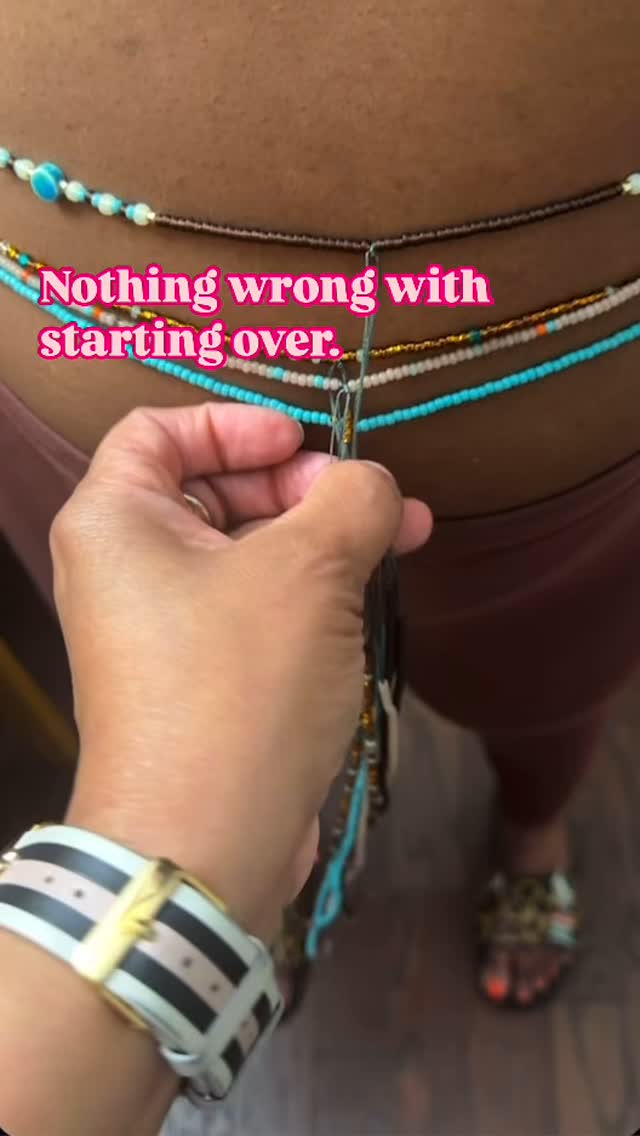 Embrace the energy of new beginnings.
With every bead, a story unfolds and a journey begins. ✨
.
.
.
#newbeginnings #journey #embraced #waistbeads