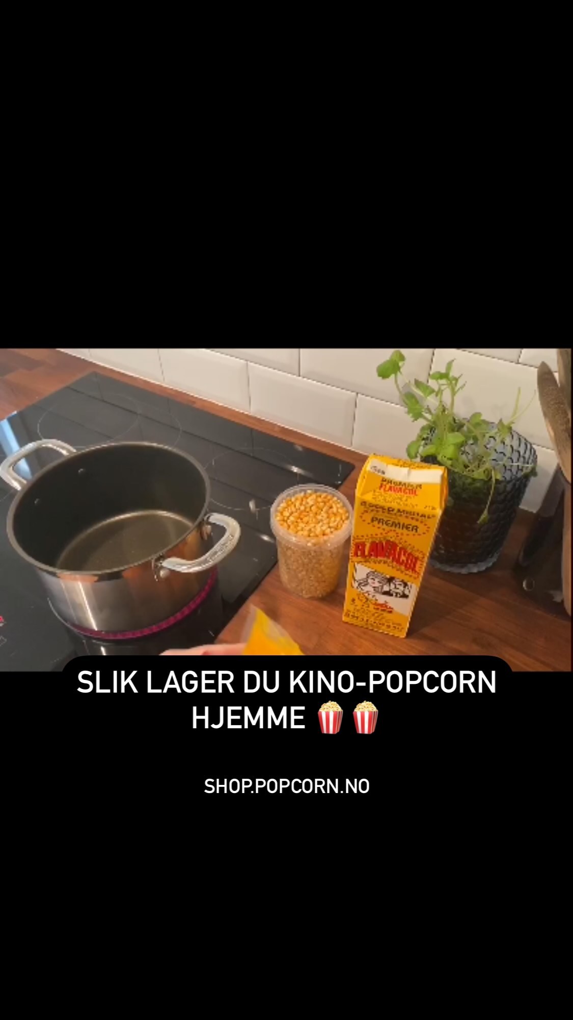 Slik lager du godt popcorn hjemme 🍿🍿
#popcorn #diy #smørpopcorn #kinopopcorn #kinostemning #snacks #popcorncompagniet