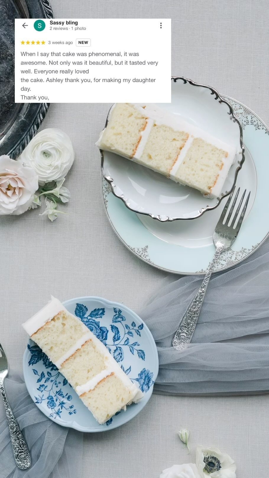 Letting the reviews speak for Ashton Marie Cake, LLC. I love my customers!!! #ashtonmariecakesllc #bake #birthday #wedding #anniversary #dallas #dallastexas #dallastx #cake #custom #custommade #madetoorder #pastrychef #cakeshop #cakedecorating #bakery #delicious #midolcakebae #midlothian #fresh #smashcake #cakeslove #profesional #customers #first #dfw