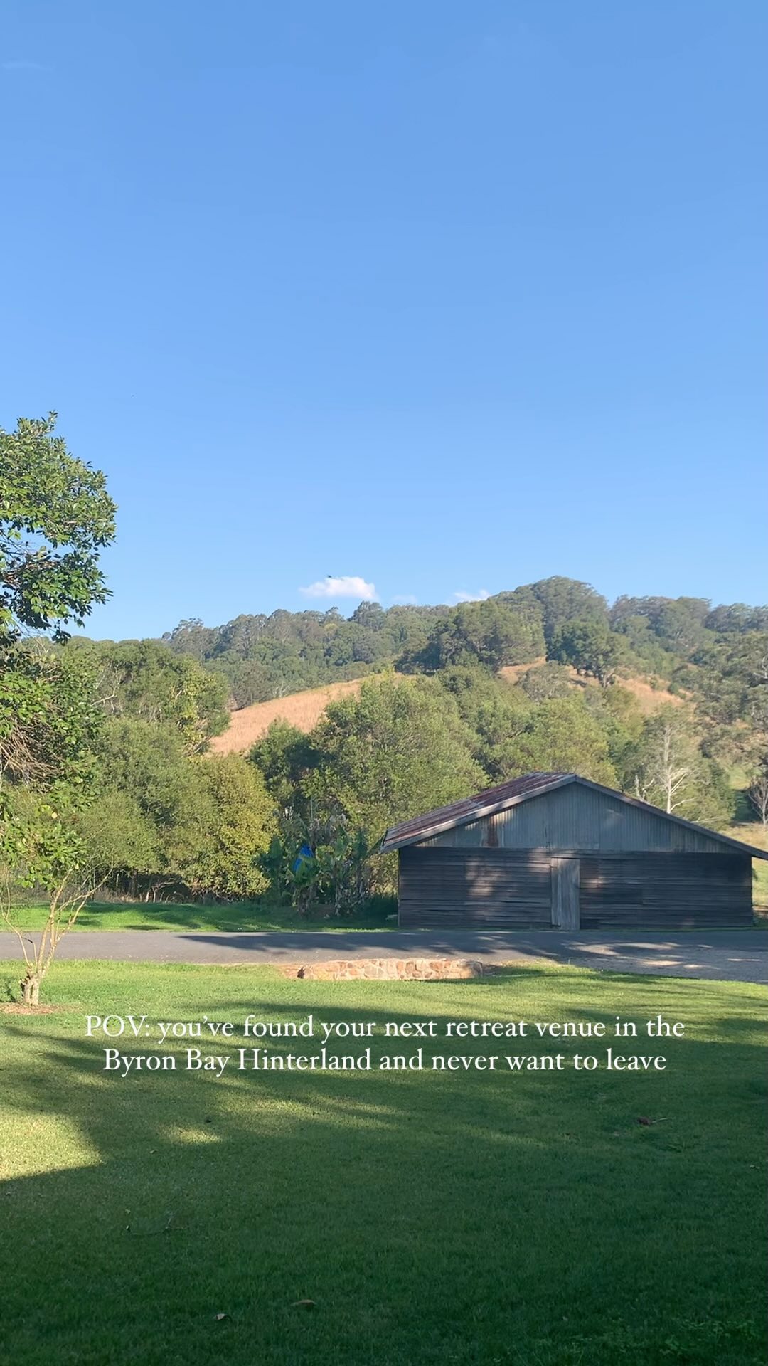 “It’s so peaceful here, I never want to leave!” We never get tired of hearing this from our retreat hosts & their guests 🌿
Most of all we love seeing everyone arrive excited (or rushing!) to begin their retreat and the difference in how they are after just a day or two on the farm… Slowing down and enjoying the spaciousness that our little pocket of the world offers.
We love sharing our beautiful land and providing a space for you to bring your community together to unwind, reconnect and immerse in nature.
Retreat bookings are open for 2024 ~ with only a few spaces left available for the end of 2023 and start of 2024 ~ get in touch via our website and access our host brochure ✨