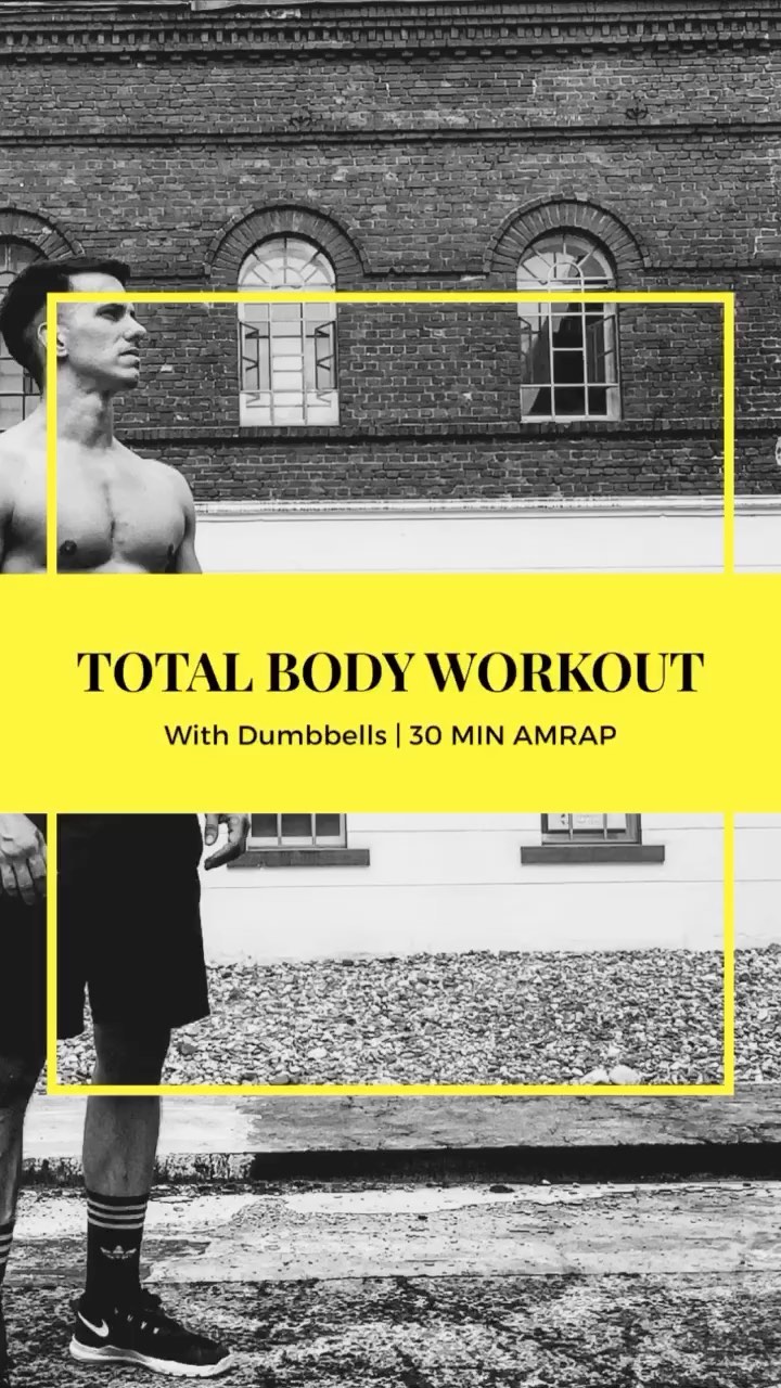 TOTAL BODY WORKOUT #dumbbellworkout
🔥🔥🔥
WARMUP:
100 x JUMPING JACKS
MAIN WORKOUT:
30 MIN AMRAP:
As many Rounds as possible:
🔥20 x Snatch (l/r)
🔥15 x Goblet Squat
🔥10 x Front Row
🔥5 x Devils Press
SAVE IT - TRAIN - GET BETTER 💪
#dumbbells #workoutinspiration #totalbodyworkout #workoutinspo #legworkout #bootyworkout #glutes #fitnessinspo #workoutroutine #workoutathome #trainingohnegeräte #workoutvideo #0711 #workoutchallenge #trainingday
#totalbodycircuit #amrap #amrapworkout