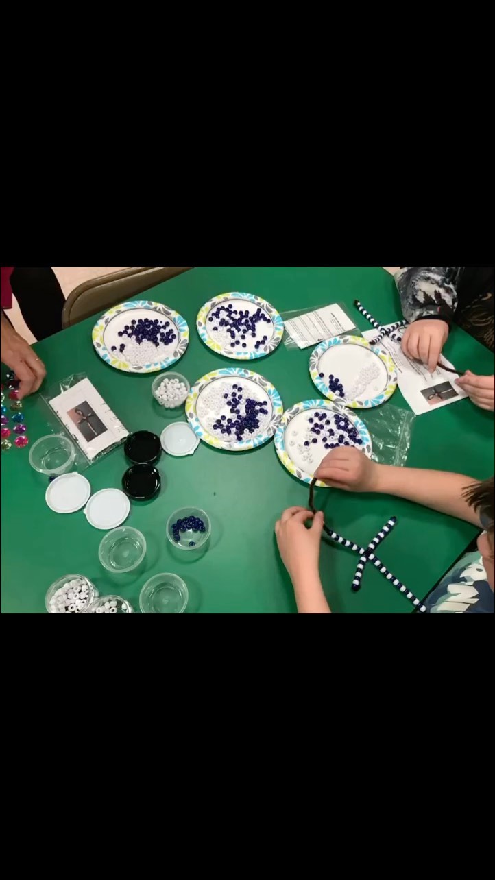 Thank you First English Lutheran Church for welcoming our preschool families and helping us make “Chrismon” ornaments!