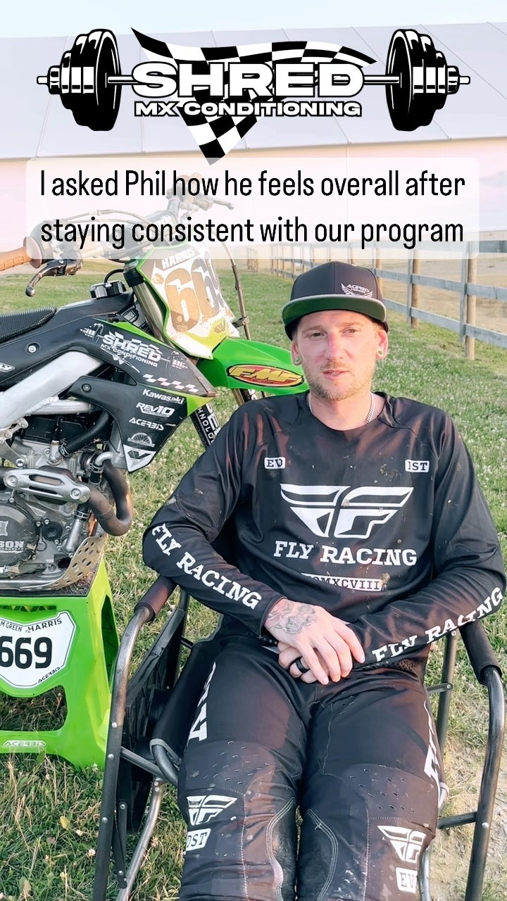 @factoryphil669 definitely doesn’t have one ACL. The other is probably also toast or “looks like bacon” as he says 🥓
This is what a solid conditioning program can do for you.
I am NOT telling you not to have your ACLs fixed. Nor are we offering any type of physical therapy services.
This is simply the words of a man who chose not to have his fixed. Was told by a doctor he would walk but never ride with a torn ACL. And here we are years later, with him putting down some of the fastest laps he ever has.
This is testament to the importance of taking care of your body after a doctor has cleared you for normal activity. The rebuilding process is slow, but you CAN do it 💪🏼
#motocross #motocrossconditioning #motolife #mxconditioning #shredmxconditioning