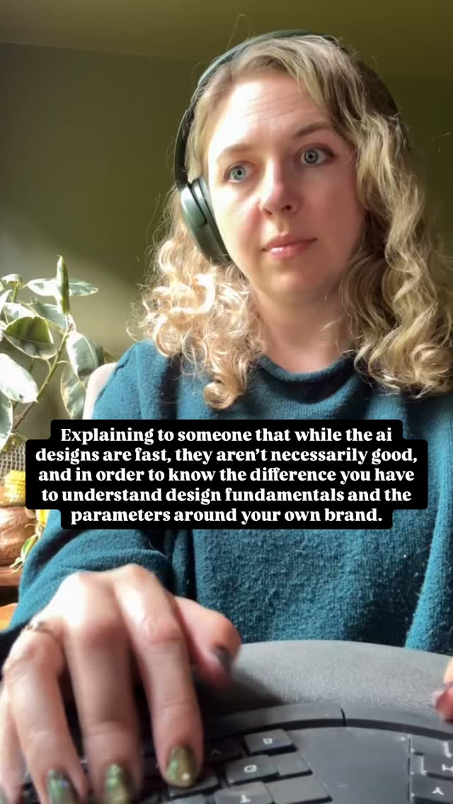 PLEASE. Designers everywhere are begging you. Stop using the auto generated designs. You know the ones, the text isn’t legible, the logo is weirdly off, the colors aren’t your brand standards, and all together it’s a little iffy. These designs are SCREAMING at your audience to not trust you or your brand. Your brand is sacred, honor it. Adhere to your brands visual rules, your brand’s tone of voice, and your brands photography standards. Give your audience a way to recognize and trust you! (And let us poor designers finally get a good nights sleep without being plagued by these Frankenstein monstrosities.)
Sorry that was dramatic. Hug your local designer.
#branding #logodesign #womeninbusiness #branddesigner #therapy #therapist