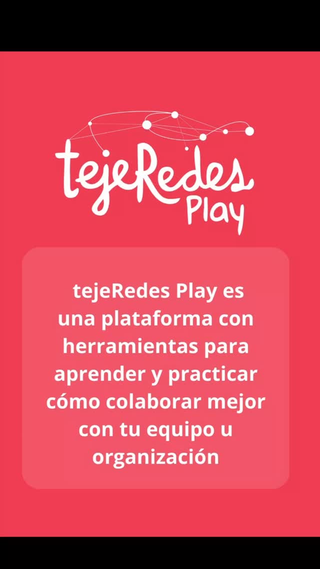 Hola Gente!!
Les queremos presentar tejeRedes Play, un espacio para aprender y practicar sobe colaboración en comunidades, equipos y organizaciones, desde la práctica y el juego.
Y lo hacemos a través de 3 productos que se entrelazan en un mismo ciclo: el podcast, el Juego y el nuevo Curso por Chat. Cada ciclo dura 3 meses, con un tema que elegimos entre todxs.
Ya la comunidad eligió el primer tema!! Sabes cuál es?
#tejeredes #radiotrplay #juegotrplay #cursotrplay #colaboacion #aprendizaje #cursoporchat #whatsapp