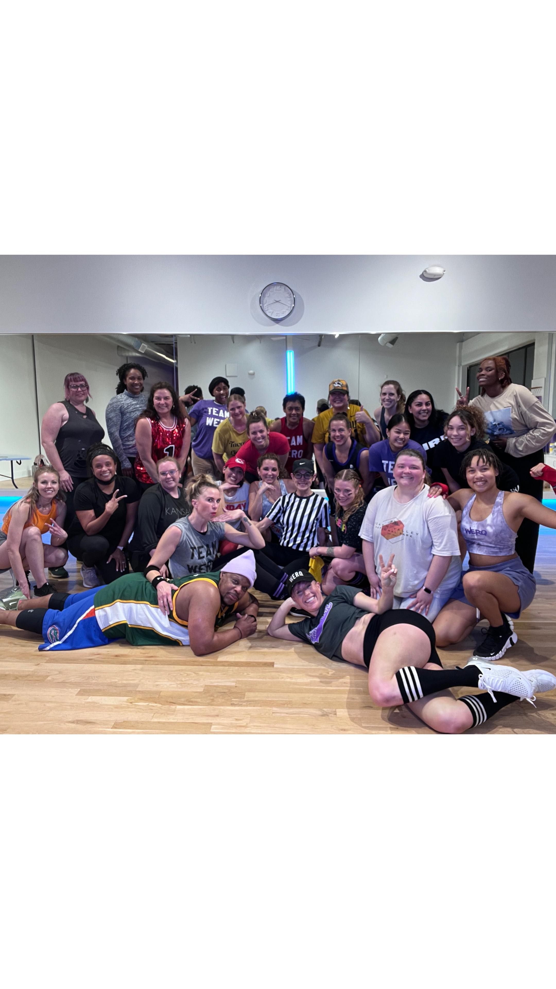 WERQ Madness First Friday Recap💜 the people of the WERQ Studio spoke and your 2023 WERQ Madness champ is… BOOTY SHAKERS!!!🍑 Thank you to everyone who came out and clapped, body rolled, punched and shook with us! Join us next month!💜