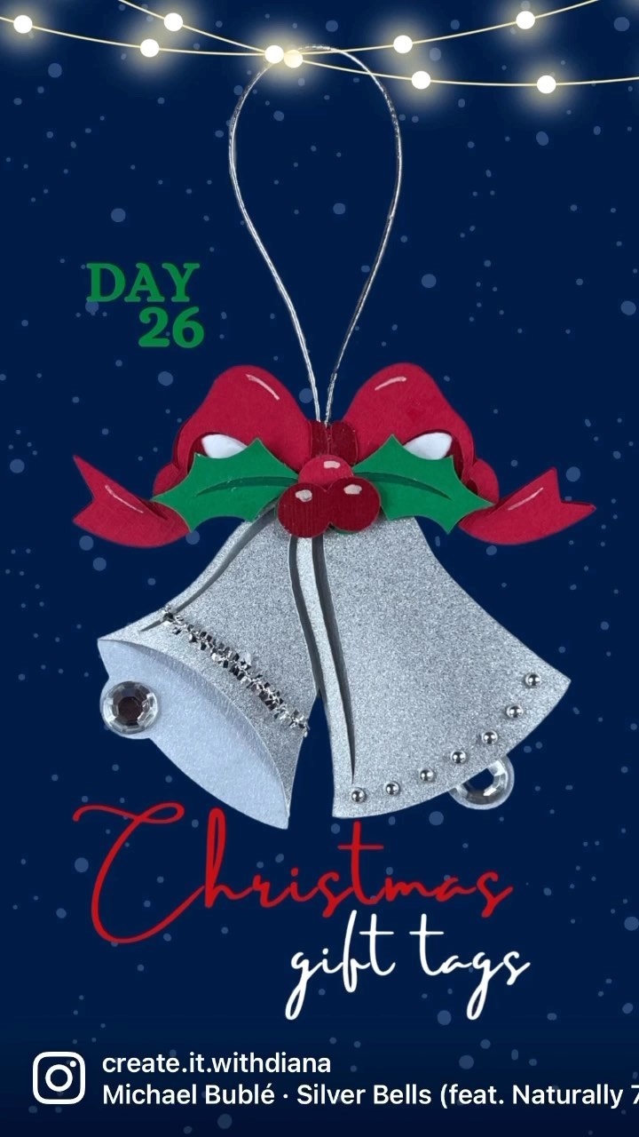 Christmas Gift Tag
🎵 Silver bells, silver bells
It’s Christmas time in the city
Ring a ling, hear them ring
Soon it’ll be Christmas day!
I am posting one gift tag a day the entire month of November. All the tags are made with a Cricut and the designs will be on my Cricut Design Space profile page for anyone to make! 😍 Visit my website for a link or search Cricut Design Space by the Title “Christmas Tags - Day 26, Silver Bells”
#christmasgifttags #christmastags #christmasgifttag #itschristmas #christmas22 #gifttags #gifttagswithstyle #christmaswrapping #christmasmagic #christmastime🎄 #paperlove #christmascrafts #gifttags #christmasdiy #christmastags2022 #giftwrapideas #cricutmade #cricutchristmas #cricutdesignspace #createdwithcricut #cricutgifttags #silverbells #silverbell #christmasbells
#hollyberries @cricut @officialcricut