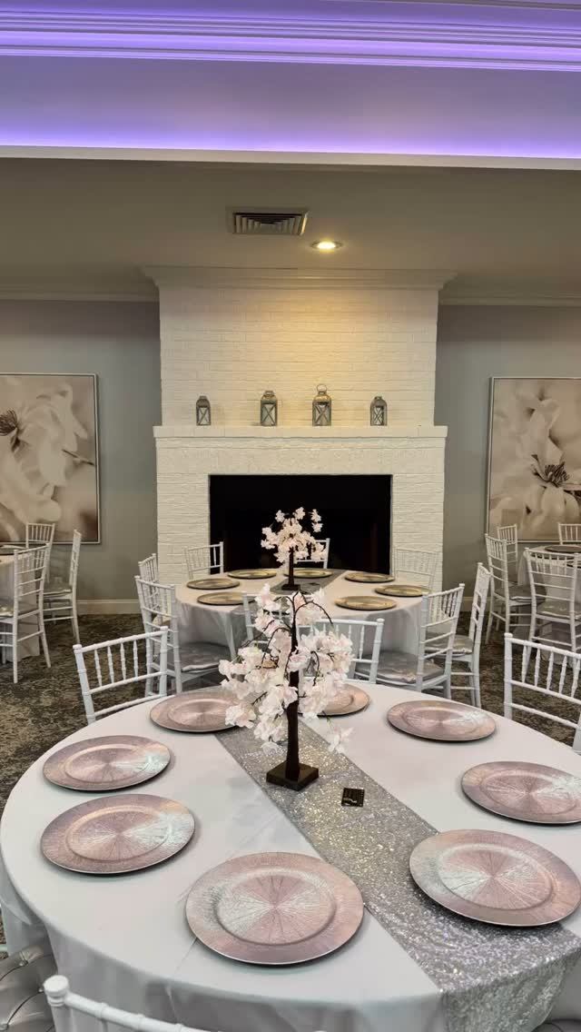 Love is in the air today at Villa Magnolias! Our elegant reception space is set and glowing, ready to welcome a beautiful couple and their loved ones as they celebrate the beginning of forever. From the soft sparkle of the tables to the romantic fireplace backdrop, every detail is ready for tonight’s unforgettable “I do.”
Here’s to a night full of love, laughter, and happily ever after.
#WeddingDayMagic #VillaMagnoliasWeddings #NCWeddingVenue #GreensboroBride #SouthernWedding #ElegantReception #TodayTheySayIDo