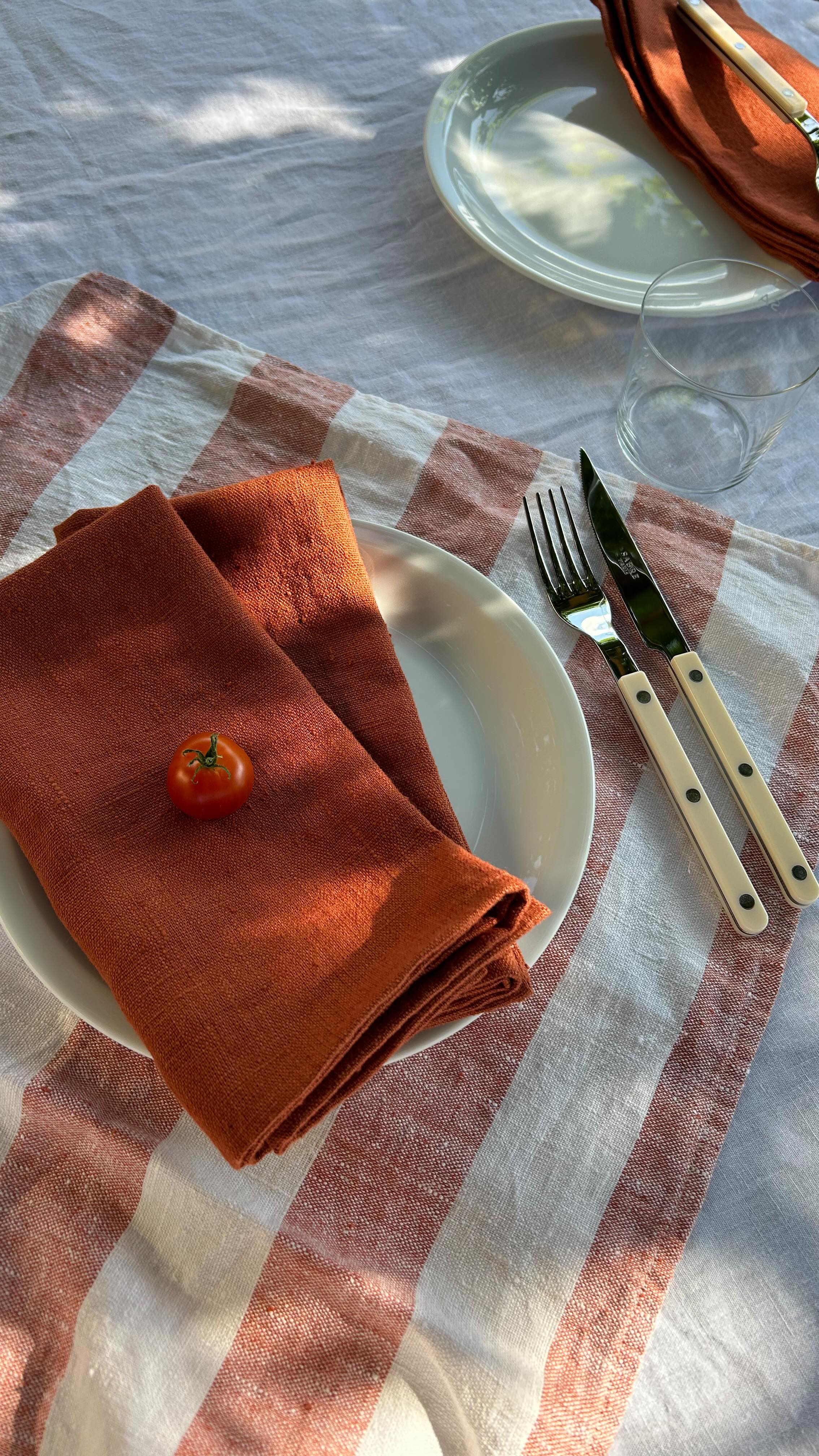 Introducing the Tomato Napkin 🍅 The first of our very own linen range.
Our linen is sourced from sustainable makers and end of line stocks, hand cut and sewn by myself in Cambridge ☀️🍅
We also have our first Tommy Striped Linen Teatowel, a piece inspired by Vintage Linen!
These tommies will be coming with me this bank holiday weekend to Bury St Edmunds Food Festival, Sunday and Monday! See address below!
There is also a limited amount of stock available online :) 🍅
Let me know what you think! More colours and textures coming soon! 😊
Bury St Edmunds Food and Drink Festival
27th and 28th of August
Angel Hill, Bury St Edmunds, IP33 1LU
#tablelinen #summerlinen #kitchenlinen #burystedmundsfoodfestival #burystedmunds #summerdining #handmadelinen #linennapkins #burystedmundssuffolk #burystedmundsmarket