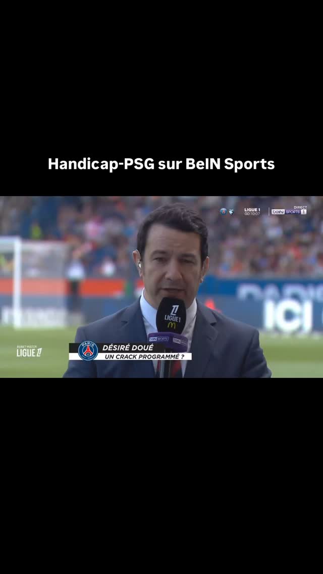 Merci @beinsports_fr 🙏 Les 20 ans d’Handicap PSG cité en avant match ! #psg #beinsports #handicappsg @omaralt14 🤝