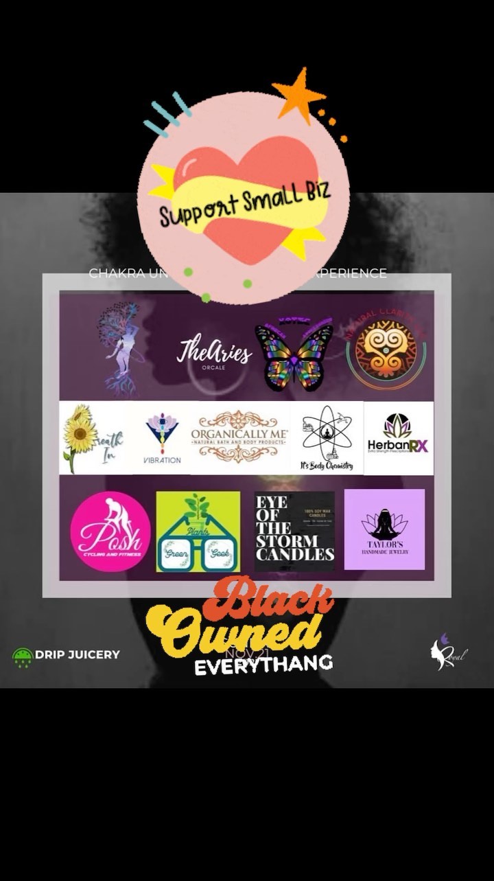 The Chakra Vibes Unwind Experience was absolutely wonderful ✨
Big thank you to @shesroyalgems and @dripjuiceryllc for hosting a beautiful space for healing and wellness
As I reflect on this event I want to encourage folks to Support these amazing Black Owned Businesses. Women Owned. Black owned and simply the BEST energy of people.
Check us out for #SmallBusinessSaturday #supportblackownedbusinesses #supportblackwomeninbusiness
We changing the game y’all!!!