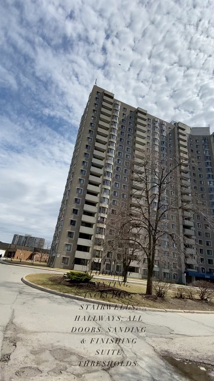Just about complete painting of a residential rental building in Toronto. Sister building to the one completed in November.
➡️21 Floors
➡️all hallways
➡️all doors
➡️2 stairwells
.
.
.
.
.
.
#painting #toronto #dulux #benjaminmoore #plaster #mudding #paintlife #renovation #decor #decoration #colorisedecor.