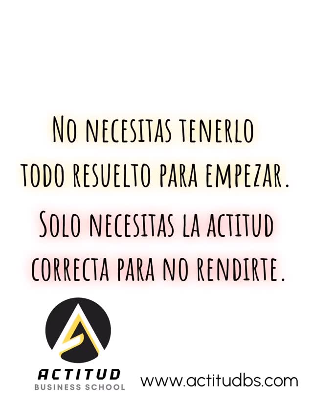 #actitudbs #tuactitudloestodo #actitudpositiva