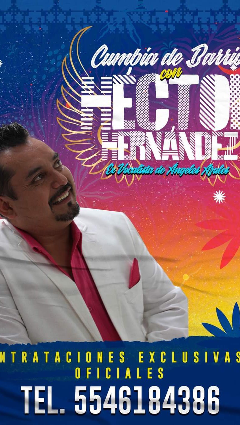 Cumbia de Barrio con Héctor Hermandez para eventos y fiestas públicas y privadas, ex vocalista de #angelesazules. Contrataciones directas