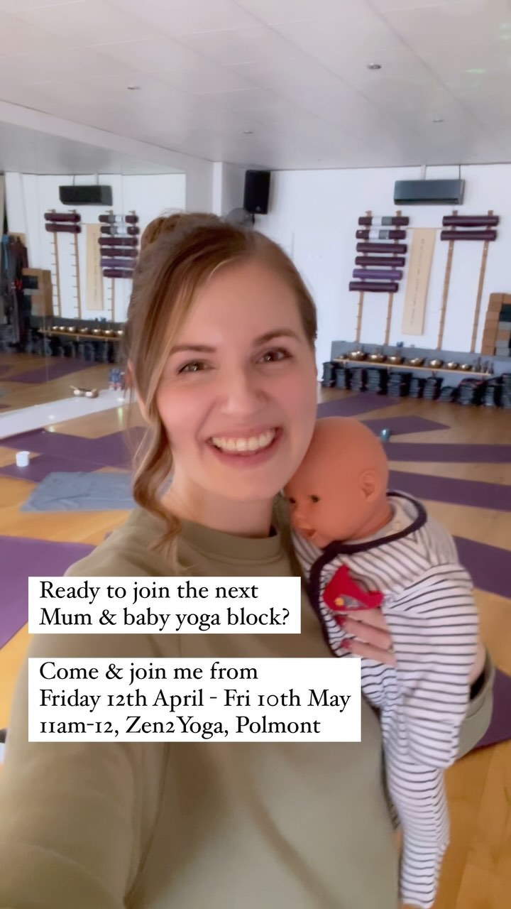 Come & join the next mum & baby yoga block
Fri 12th April - Friday 10th May
📍zen2yoga, Polmont
*limited spaces remaining*
Early bird bookings before 5th April price £36 for the block (instead of £40)
A postnatal yoga class designed for both mum and baby. A lovely way to have fun and bond with your baby. The class integrates movements, breathing and postures which includes your little one as well as for postnatal healing & wellbeing
Baby sensory elements are integrated into class to offer new experiences for babies as some baby yoga & massage to soothe and settle
After the class there is an option to stay and chat, have a cuppa and connect with other mums locally to have a little mums social time
Contact me to book in & look forward to welcoming you soon
Gilly ✨ x