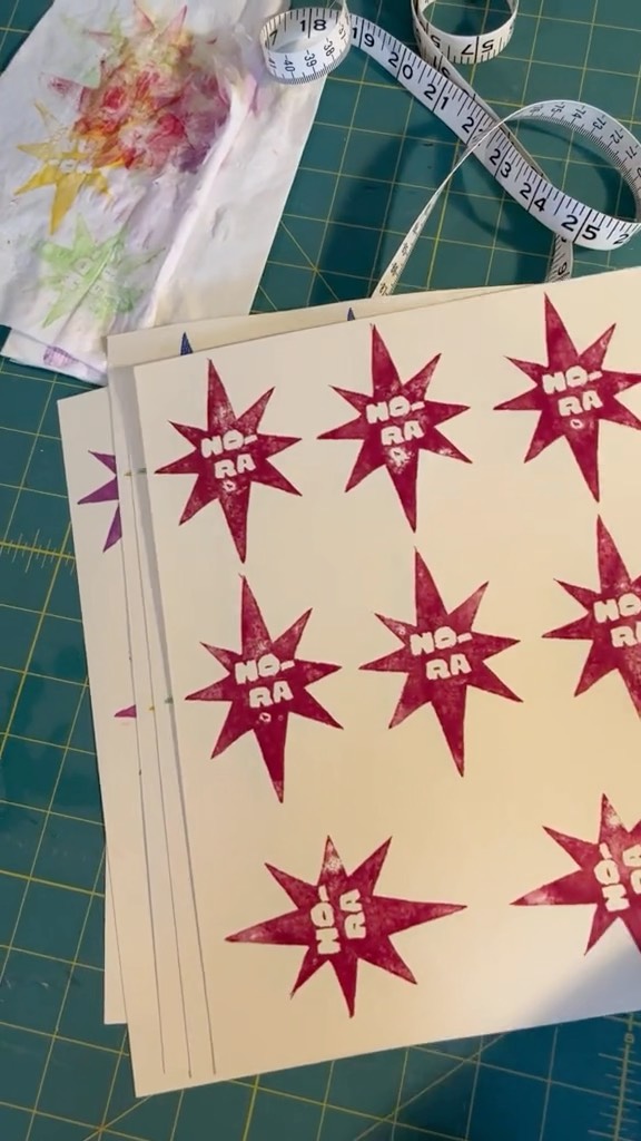 Makin clothes tags!!