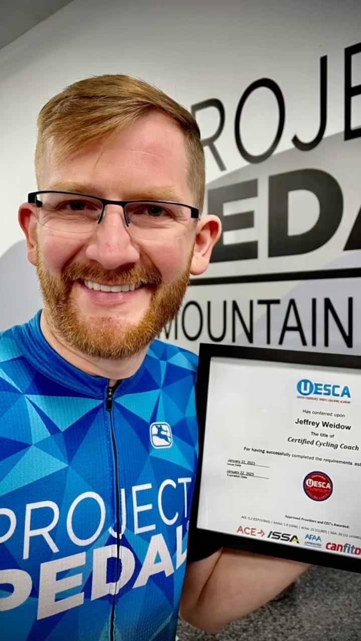 Learning new skills to help others is a amazing feeling! Excited to be a UESCA Certified Cycling Coach .