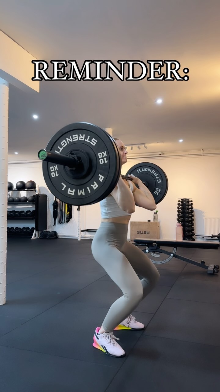 It’s easy to forget where you started and get annoyed when progress slows down.
But don’t forget, the weights you warm up with were once a PB.
Where you are now is where you once wanted to get to.
Even if you’ve got your sights set on more, be proud of where you’re at and keep working 😎😘