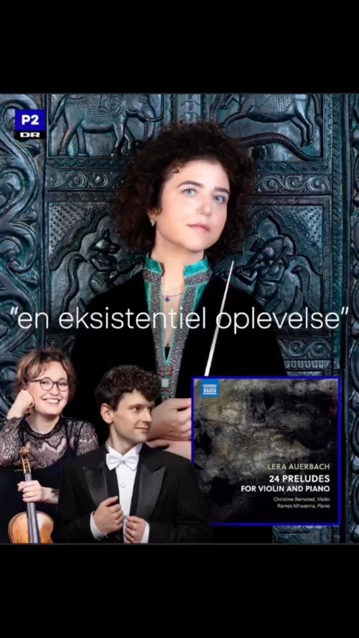 •• Extremely happy to see that our Naxos album has been chosen as “Album of the week” by DR P2 ✨🎻🌪 Broadcast of the album every day this week 🌸🎉.
.
.
.
.
.
.#albumoftheweek #p2 #leraauerbach #newrelease #recording #playlist #violinist #violinista