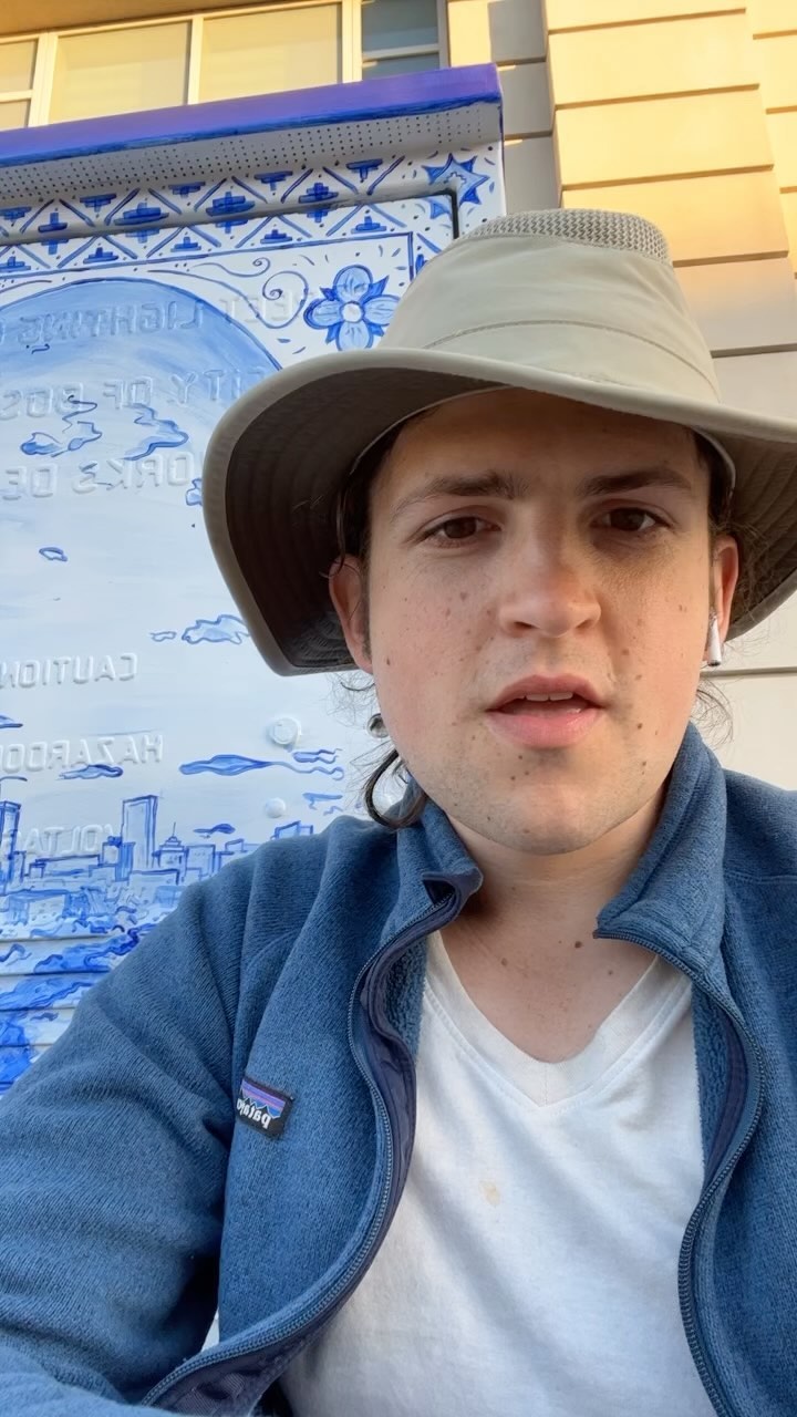 New Electric Box Mural, Homeward Bound, right near Agganis Arena at BU! 😊 Enjoy! ☺️ #publicart #mural #maiolica #ceramicart #communityart #bostonart #bostonuniversity #mycfa