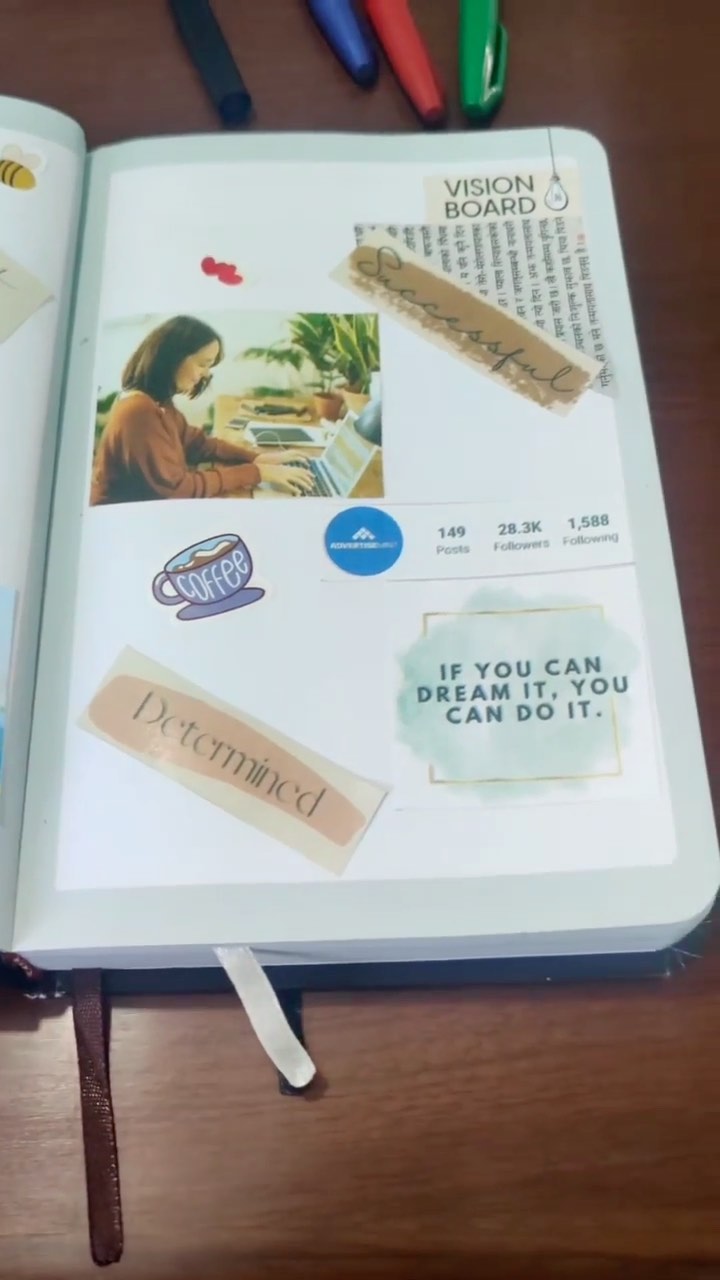 I have always read about how vision boards help with manifesting your dreams into reality. And I thought of giving it a try.
What do you think of my vision board? Let me know in the comments below.
Planner: @factornotes
#visionboard #board #planner #planner2022 #visionboards #visionboard2022 #planneraddict #plannercommunity #goals #dreams #manifestation #manifest #thegoodpart #reelsinstagram #reels