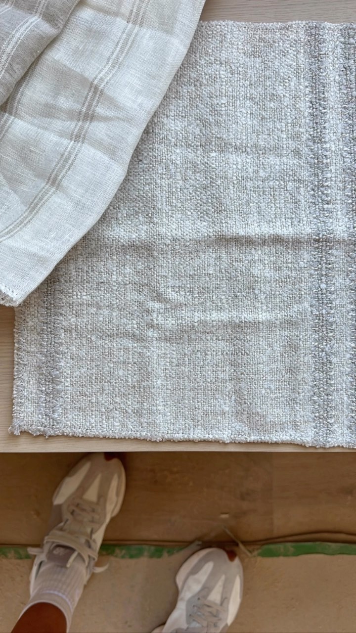 Spent some time on one of our project sites today confirming all paint colours and details of window coverings. We are doing a bit of everything for this French countryside inspired build: cafe curtains, full height drapes and Roman shades in an array of textures. It’s going to be transformative! #paintcolors #toppaintcolors #greige #cabinetpaintcolors #fabric #windowcoverings