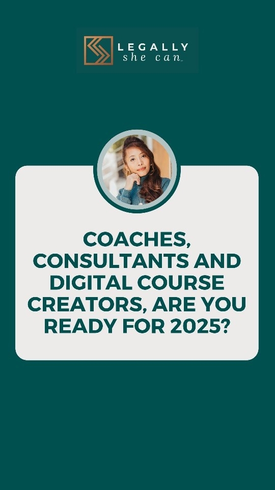 ❓What is your guess❓
🚨 Coaches Consultants and Course Creators, Are You Ready for 2025? 🚨
🔎 One European country could throw your entire coaching business off track because of hidden legal hurdles. Could it be the one you're planning to expand into? 🤔
👉 Find out which country and get the insider legal strategies every coach, consultant, and course creator needs to thrive in 2025!
📅 Join the FREE Legally Fluent Year-End Masterclass
📍 Date: 29 November 2024 | 💻 Online
🔥 Spots are limited, so save yours now before it's too late! Click the link in bio to register. 💼✨
#lifecoachjourney #coachonline #coacheshelpingcoaches #coachingpersonal #swedishcoach #swissbusiness #coursecreator