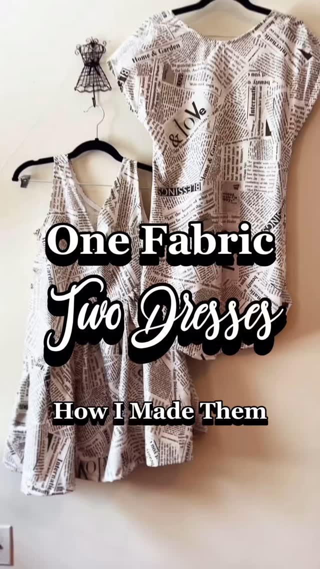 Proof that pattern choice is everything in sewing.
Same fabric, but two completely different dresses. It all comes down to design choices.
I used this beautiful newsprint fabric from @sew_snip and created two looks:
1️⃣ A sleek, edgy silhouette using the Gabriella Dress by @patterncouture_
2️⃣ A flowy, asymmetric design using a Know Me pattern from @simplicity_creative_group that brought fullness and movement
What I loved about this project is how clearly it shows the power of pattern selection.
As a technical fashion designer and pattern maker, I know just how important picking the right pattern for the right fabric is and it’s always fun to test my theories on what pairs well together.
The fabric didn’t change — but the energy, structure, and overall feel of each dress did. That’s the kind of decision that separates a good sewing project from a great one.
So if you’re ever stuck staring at a fabric you love but aren’t sure what to make… ask yourself:
• Do I want structure or softness?
• What’s the feel and flow of the fabric?
• Am I highlighting drape, texture, or shape?
• What mood do I want this piece to have?
Design is in the details — and this was such a fun way to explore that.
Should I do more on sewing one fabric two ways? Let’s talk about it in the comments!
#fashiondesigner #freelancefashiondesigner #sewing #sew #sewingvlog #sewingproject #sewingpatterns #sewingtips #sewingtechniques #sewinginspiration #memademay #memadewardrobe