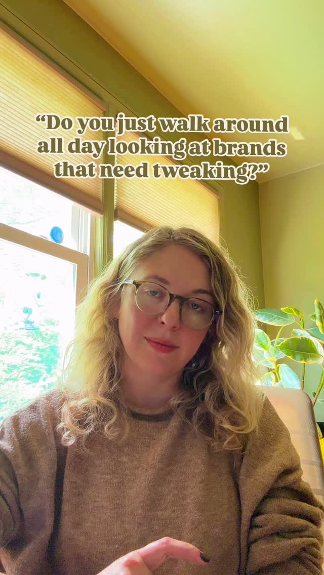 Why yes, I am constantly clocking brand consistency, quality, and strategy — it’s basically my default setting. And the truth? Most brands out in the wild are... not great.
Think about the corner market down the street. Or that tiny boutique that just opened. Or the private practice therapist who doesn’t even have their name on the door yet. These aren’t bad businesses — far from it. But they are often examples of branding gone sideways (or not done at all).
Here’s the difference: a great brand makes you feel something. It turns a restaurant into an experience. A well-branded therapist feels more established, more trustworthy — and yes, more worth the price. A boutique with a strong brand can build a cult following, even with premium price tags.
Whether you’ve built it on purpose or not, your brand is out there, making an impression. People are sizing you up — deciding if you’re experienced, trustworthy, worth their time and money. A strong brand communicates some of that value before they even step inside or send that inquiry email.
It’s your first impression — make sure it’s the right one, for the right people.
So... what’s yours saying?
#branding #branddesign #branddesigner #therapistbrands