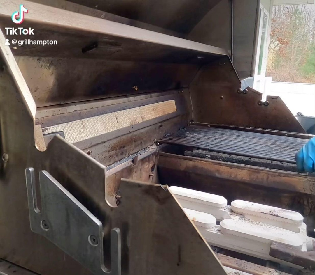 Lynx clean Trident burner removal