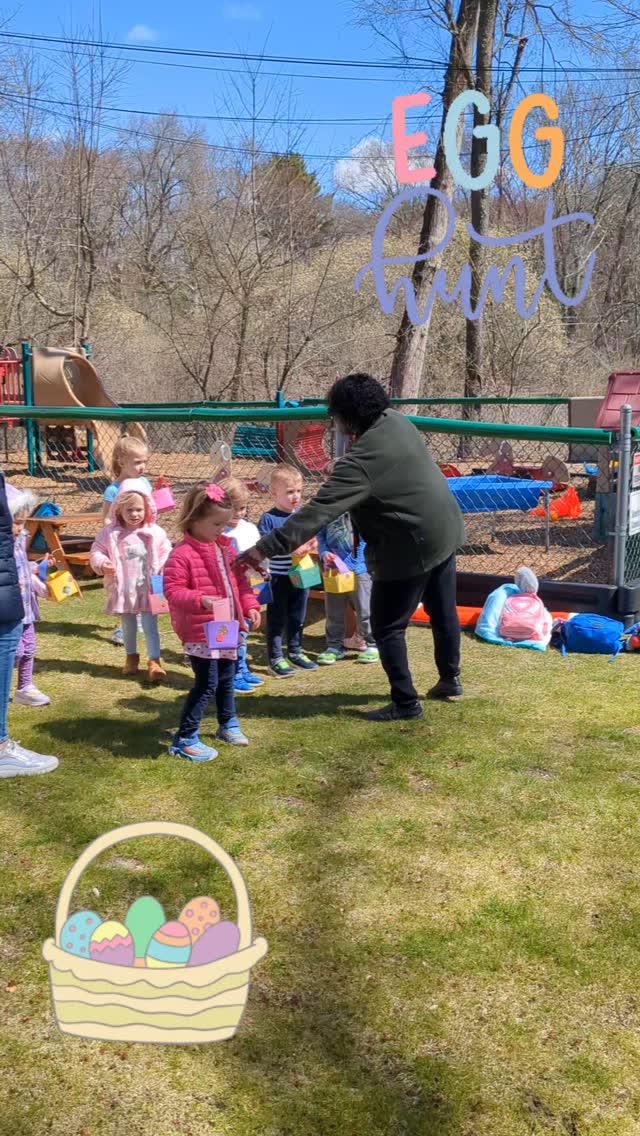 We love having egg hunts around Easter time! #preschoolactivities #springishere☀️ #veritasatelmwood