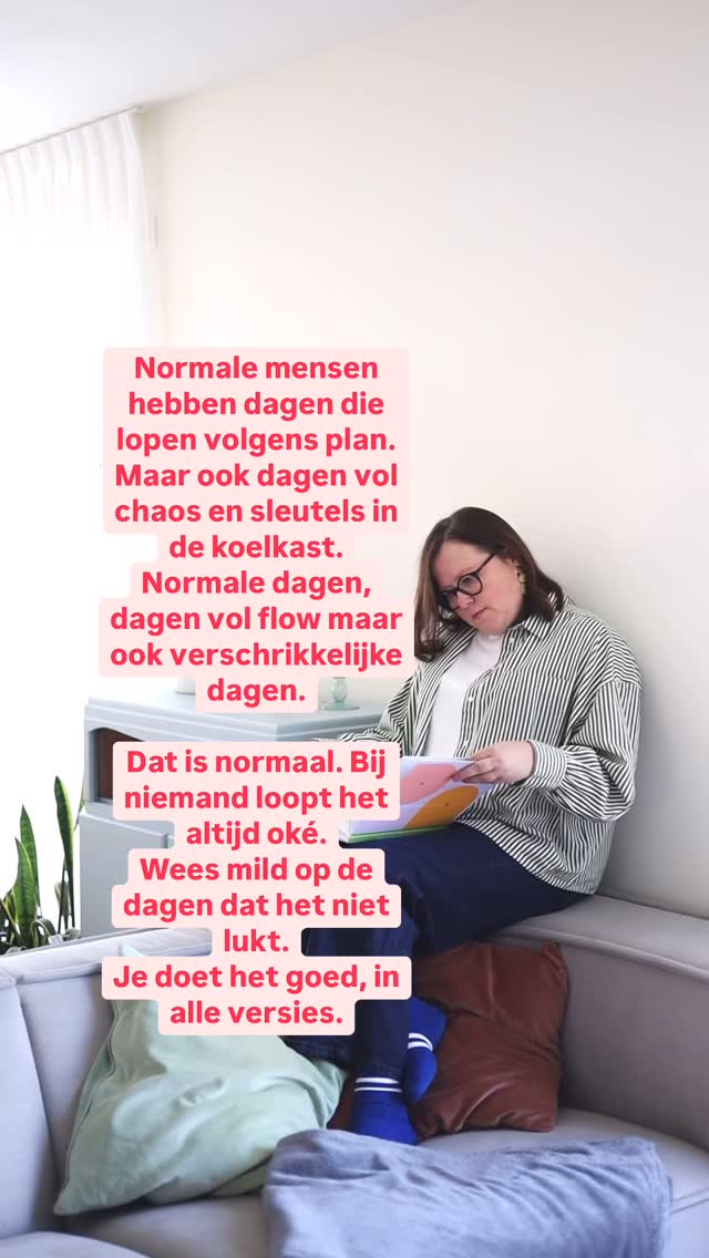 Je doet het goed, in alle versies.
📽️ @djulibravenboer
#plannen #stress #stresscoach #positievepsychologie #burnoutpreventie #minderstress #welzijn #mentaalwelzijn