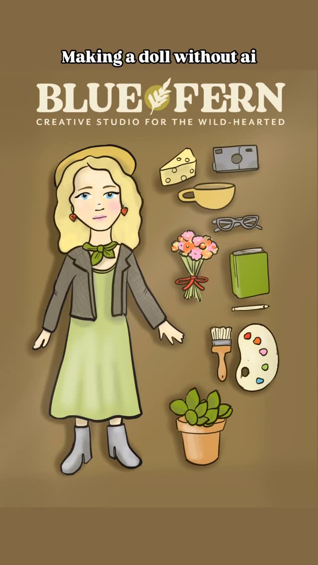 As a designer (not an illustrator, I repeat… I am not an illustrator..) I have some qualms with ai. Don’t get me wrong, I use it. I love having chat gpt help refine my copy, I love using “background remover” or having photoshop know exactly what to remove, replace, and expand. However, we can’t ignore the impact each and every interaction with ai costs our society. As we all navigate these complex times, don’t forget that these ideas START somewhere. A creative somewhere had an idea that was able to be used at scale with ai. Some of these trends are “harmless” (ok harmless is probably not the word because ai has alot of compounding issues…_) and some of these trends are actively eroding the arts and outright stealing from artists. The studio Ghibli ai generated images specifically.
This year a good handful of my creative friends have found themselves laid off, replaced, or phased out. Tariffs, ai, and constantly changing creative landscapes are making these times HARD.
What can you do? When you have the money to invest in creative, by a real creative person, DO IT.
When you use ai for something, ask yourself where those ideas came from, especially visual arts.
When you see creative content on instagram from a person, like it, comment, engage! Thats free and more valuable than you think.
P.S. - I’m not an illustrator, this took me 40 minutes to create in procreate. Obviously, ai could produce a more accurate “doll like” image that I could fine tune and get “just right.” It would be great fun, I’d personally love to see it. And thats the line we all walk. Ai is a tidal wave, we are learning to swim, we are trying not to drown, we are doing our best. Hug your designer friends and don’t judge anyone too harshly.
#designer #branddesigner #branding #aidoll #aiart